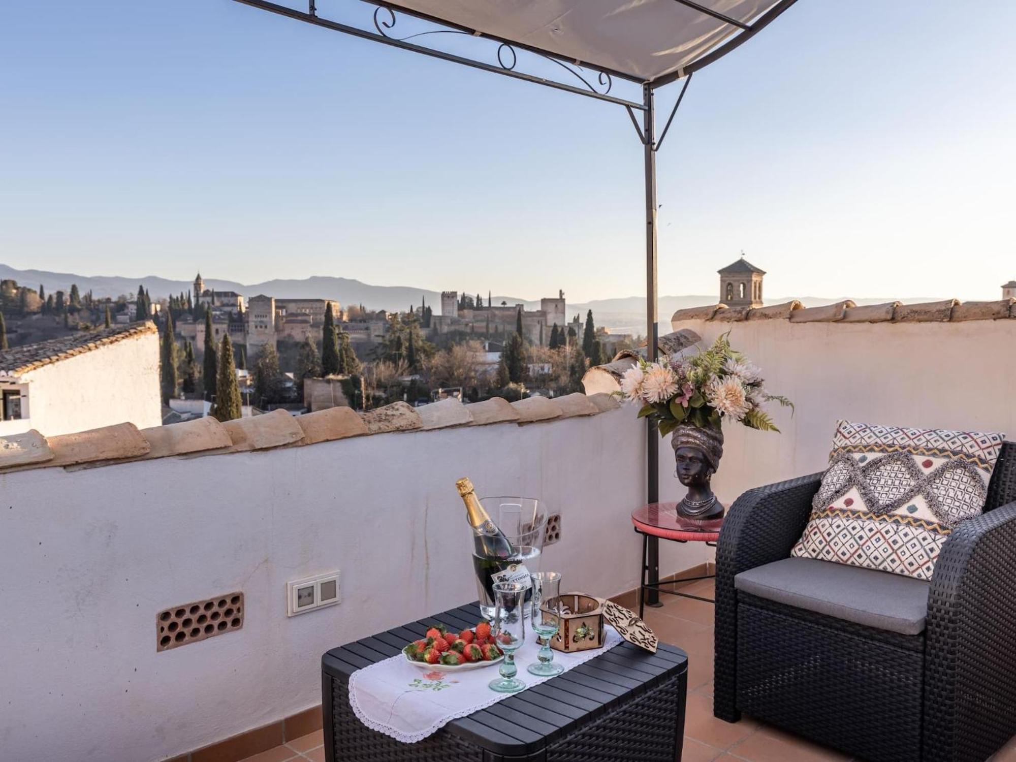 Luxury Alhambra Penthouse Collection Sacromonte Vila Granada Exterior foto