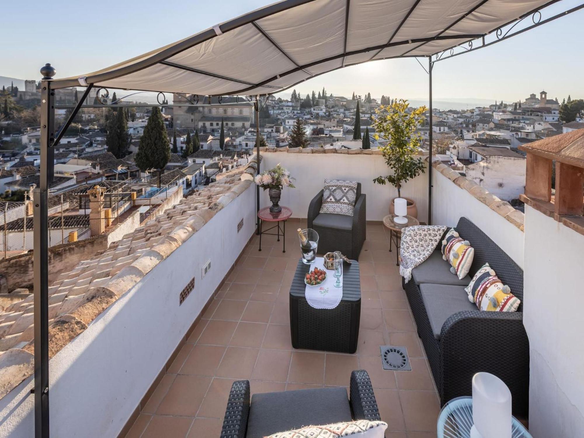 Luxury Alhambra Penthouse Collection Sacromonte Vila Granada Exterior foto