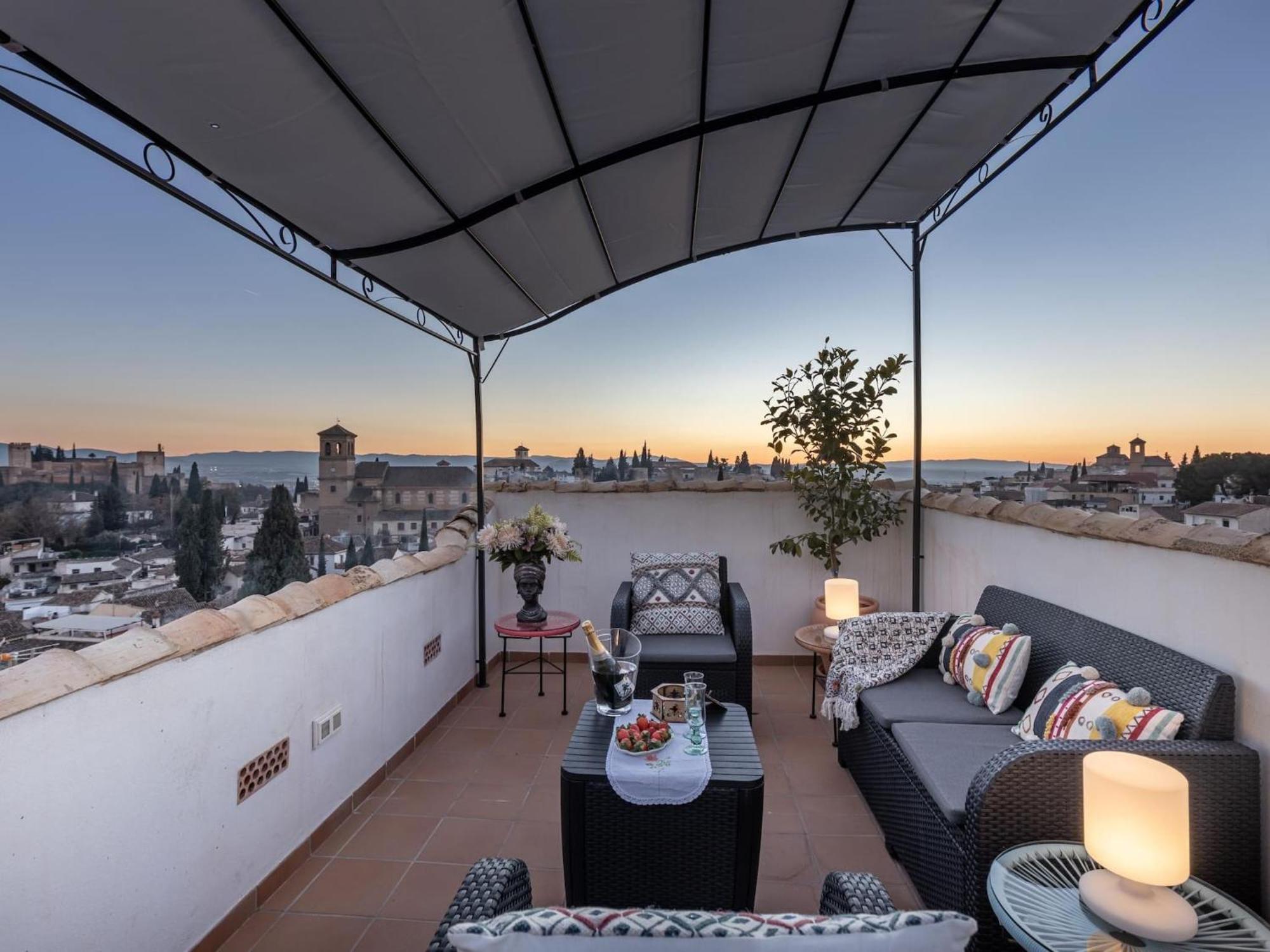 Luxury Alhambra Penthouse Collection Sacromonte Vila Granada Exterior foto