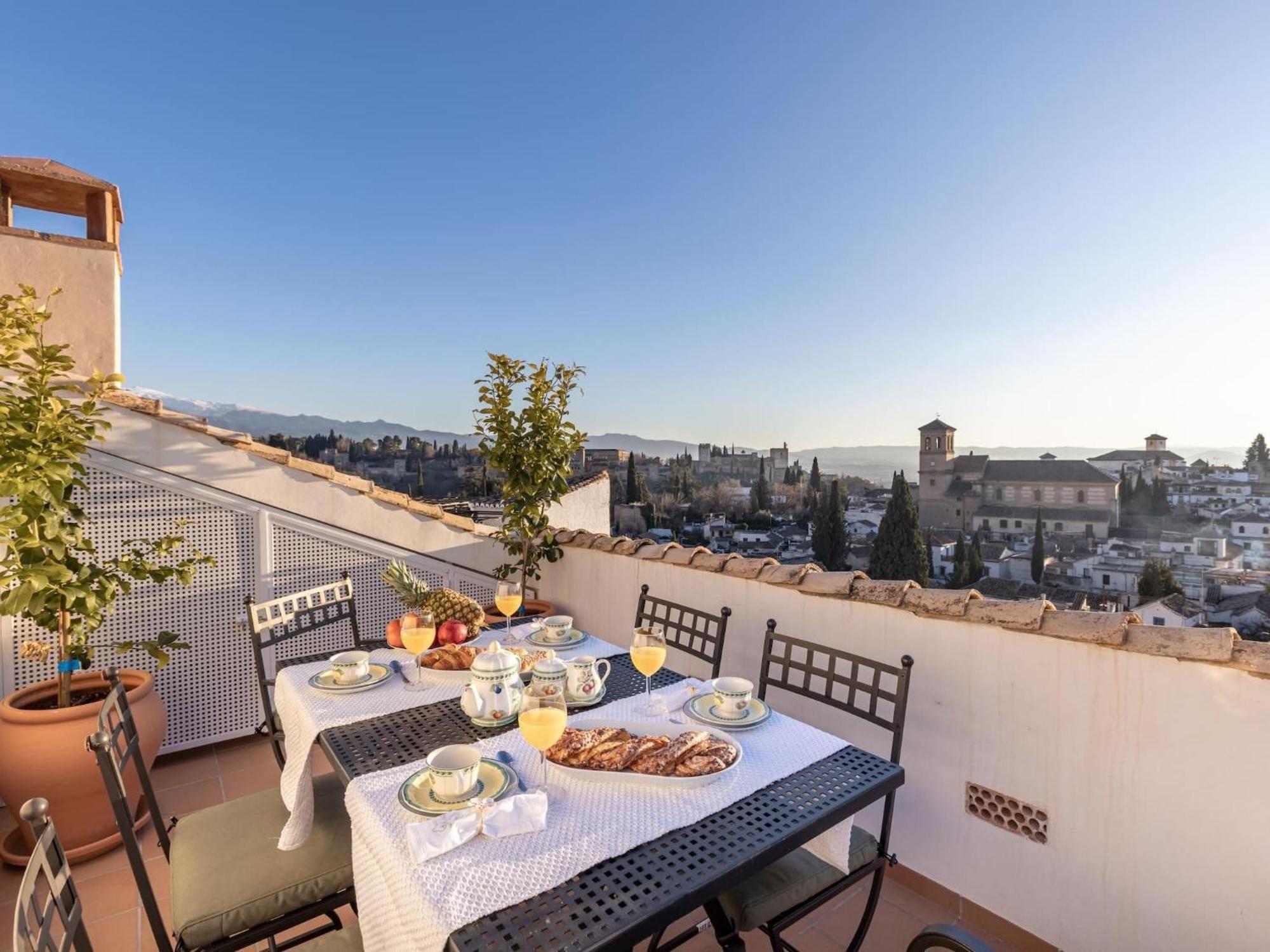Luxury Alhambra Penthouse Collection Sacromonte Vila Granada Exterior foto