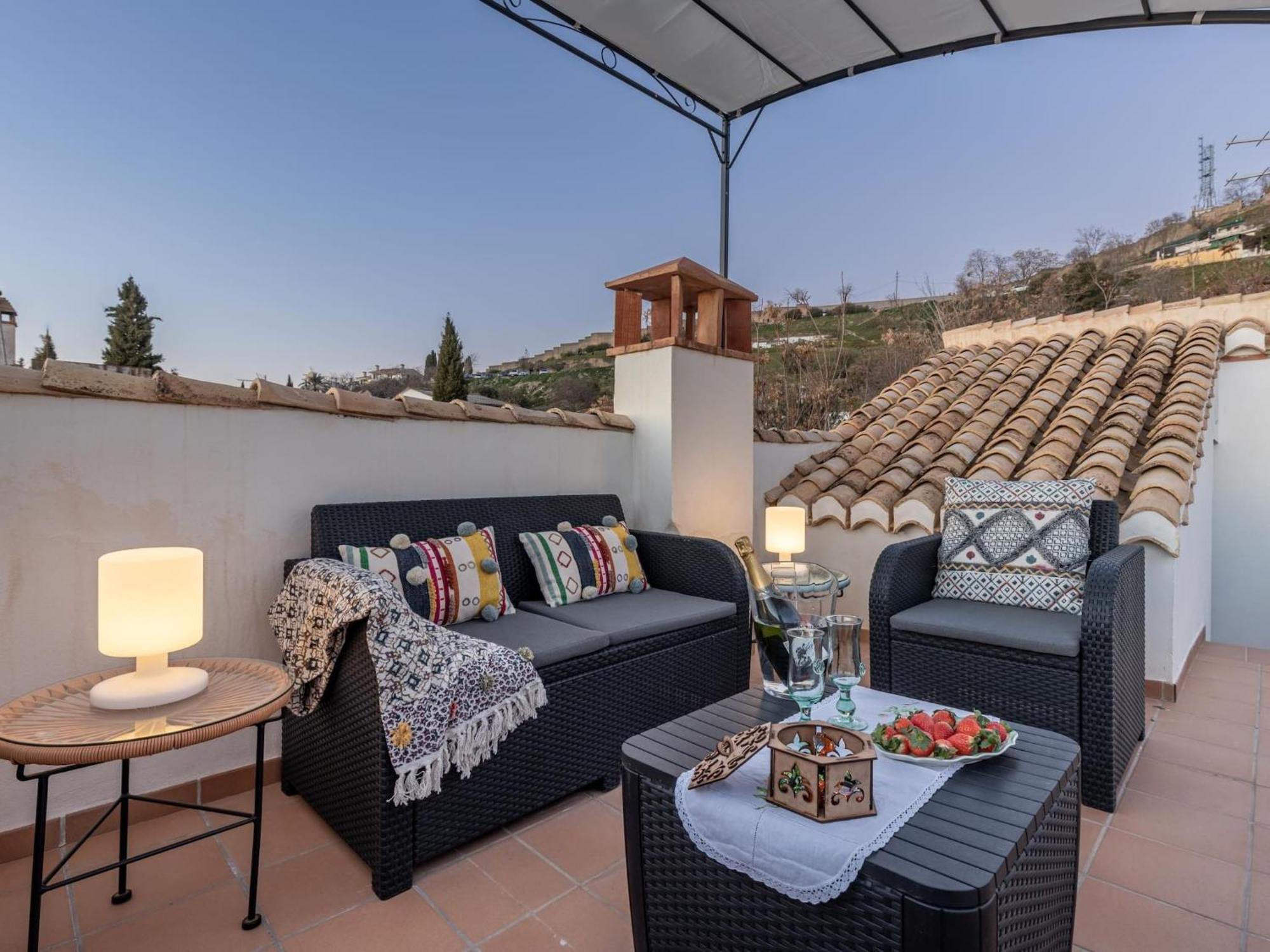 Luxury Alhambra Penthouse Collection Sacromonte Vila Granada Exterior foto