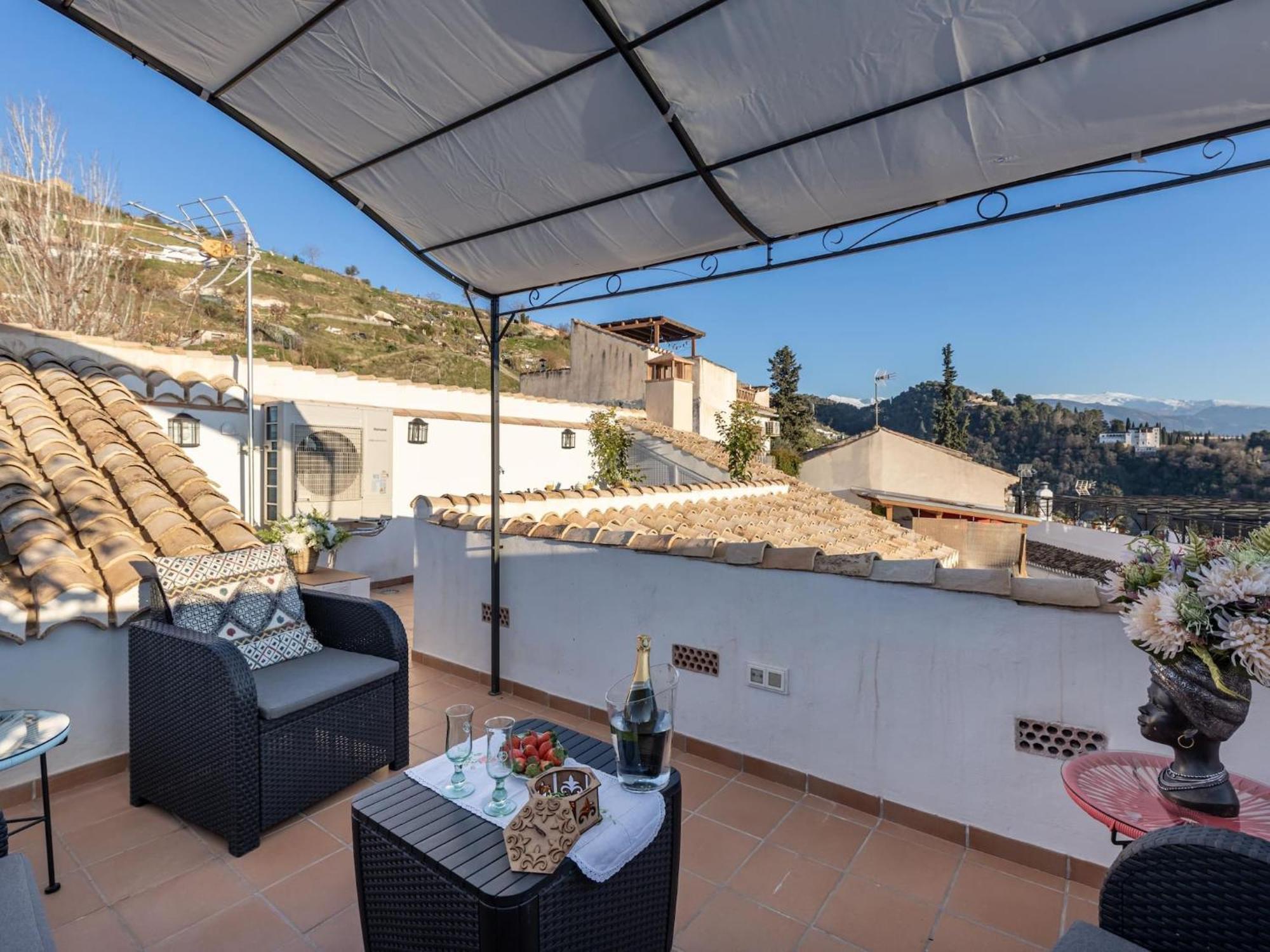 Luxury Alhambra Penthouse Collection Sacromonte Vila Granada Exterior foto