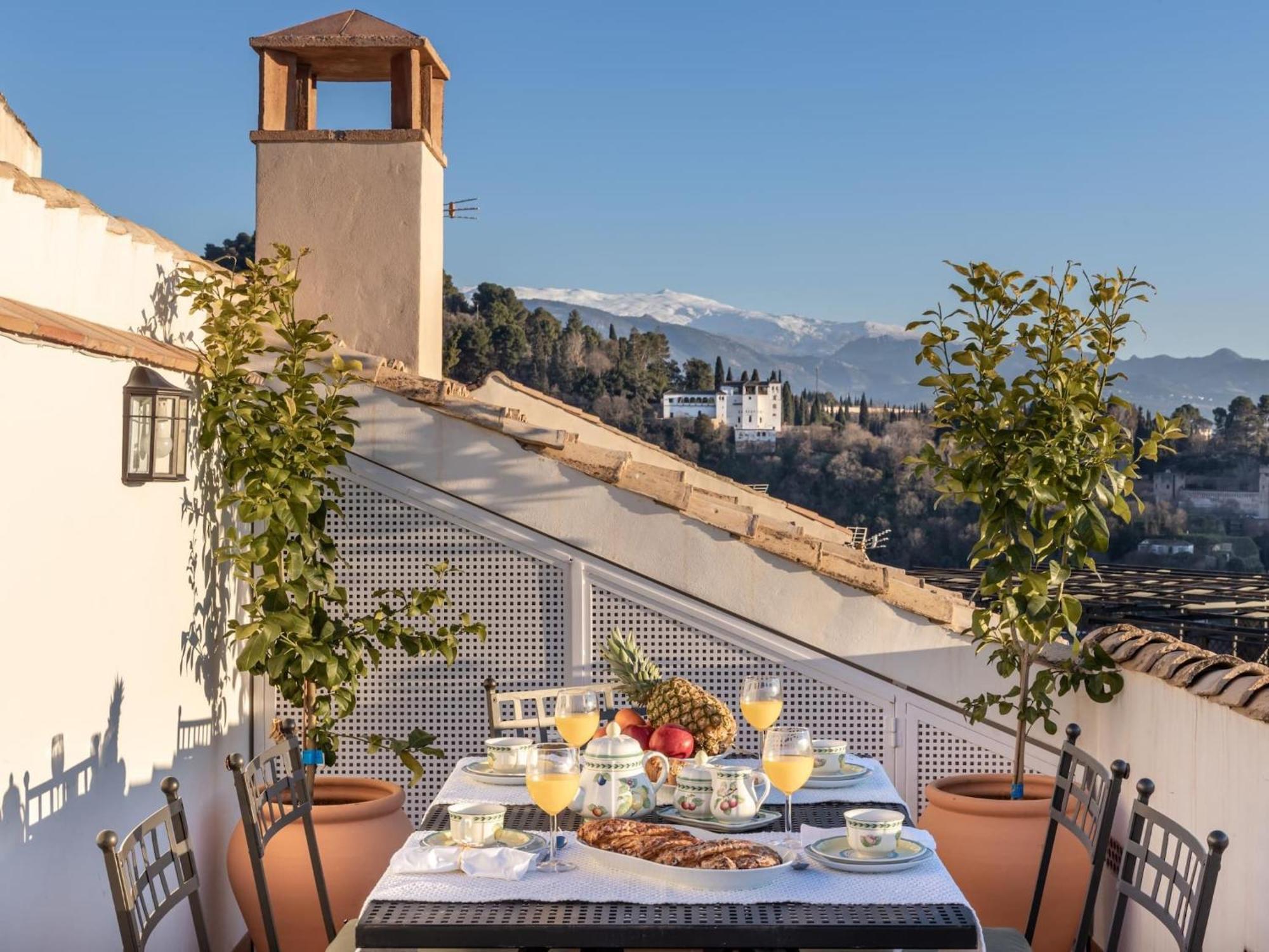 Luxury Alhambra Penthouse Collection Sacromonte Vila Granada Exterior foto